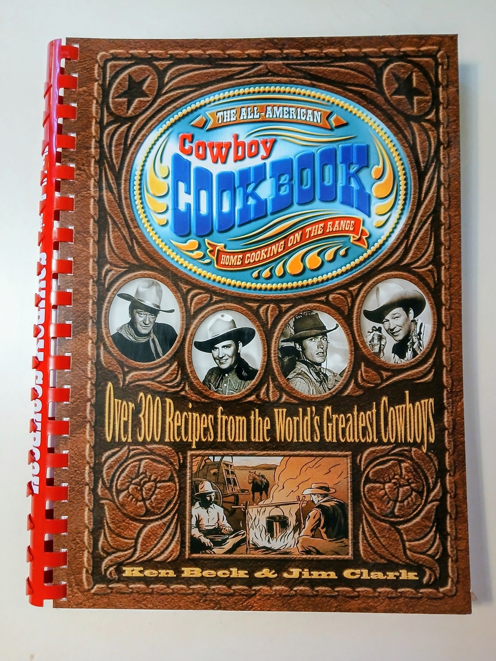 Cowboy Cookbook - Blue & Brown Cover